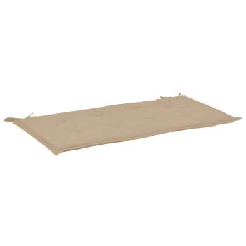  Gartenbank-Auflage Beige 100x50x3 cm Oxford-Gewebe