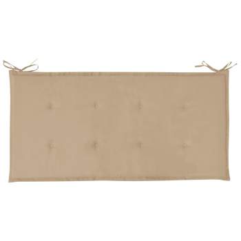  Gartenbank-Auflage Beige 100x50x3 cm Oxford-Gewebe