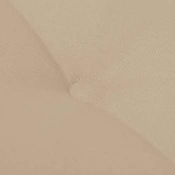  Gartenbank-Auflage Beige 120x50x3 cm Oxford-Gewebe