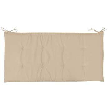  Gartenbank-Auflage Beige 120x50x3 cm Oxford-Gewebe
