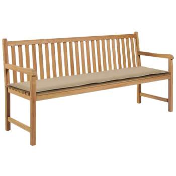  Gartenbank-Auflage Beige 180x50x3 cm Oxford-Gewebe