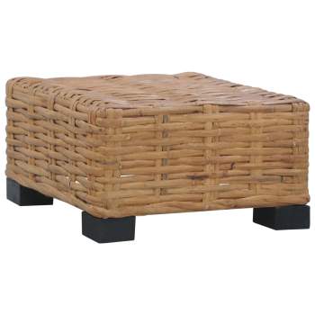  Couchtisch 47x47x28 cm Rattan Natur