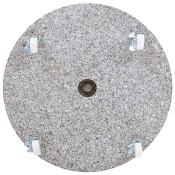  Sonnenschirmständer Granit 30 kg Rund Grau