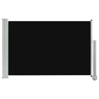  Ausziehbare Seitenmarkise 60×300 cm Schwarz