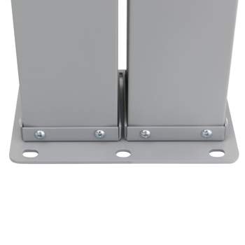  Ausziehbare Seitenmarkise Anthrazit 100 x 600 cm