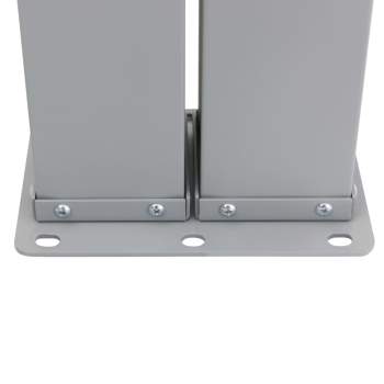  Ausziehbare Seitenmarkise Anthrazit 100 x 1000 cm