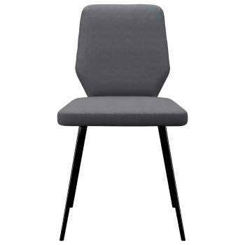 Esszimmerstühle 2 Stk. Dunkelgrau Stoff - sinni.ch