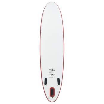  SUP-Board Aufblasbar Rot und Weiß
