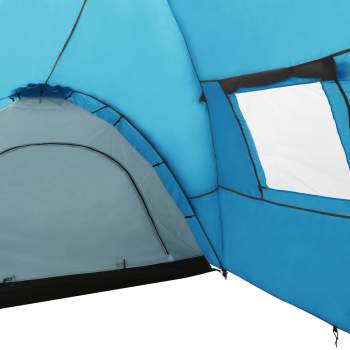  Camping-Zelt Iglu 650x240x190 cm 8 Personen Blau