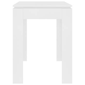  Esstisch Weiß 120x60x76 cm Holzwerkstoff