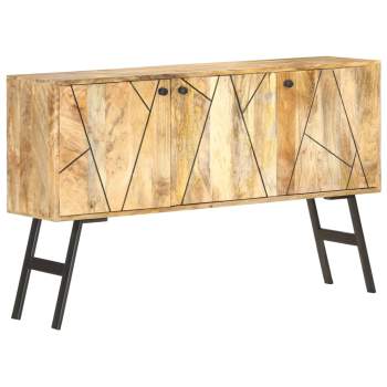  Sideboard 118x30x75 cm Massivholz Mango