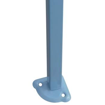  Profi-Partyzelt Faltbar 3×4 m Stahl Blau