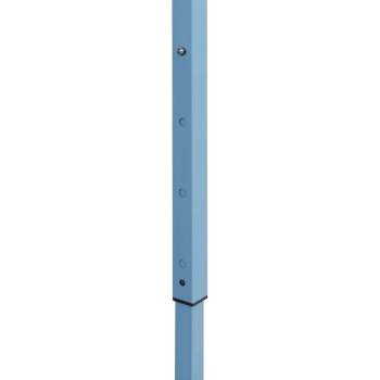  Profi-Partyzelt Faltbar mit 4 Seitenwänden 3×4m Stahl Blau