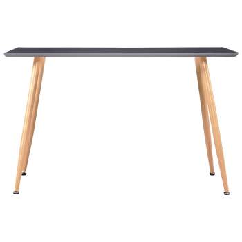 Preview:  Esstisch Grau und Eichefarben 120×60×74 cm MDF