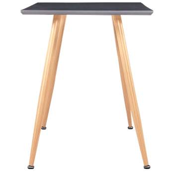 Preview:  Esstisch Grau und Eichefarben 120×60×74 cm MDF