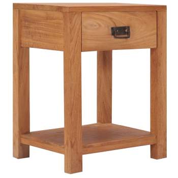  Nachttisch 35x35x50 cm Massivholz Teak