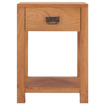  Nachttisch 35x35x50 cm Massivholz Teak