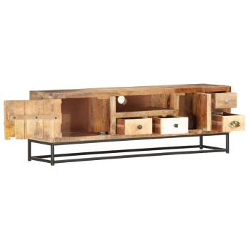  TV-Schrank 120 × 30 × 40 cm Recyceltes Massivholz