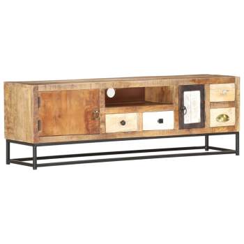  TV-Schrank 120 × 30 × 40 cm Recyceltes Massivholz