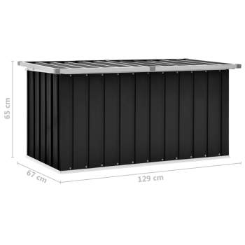  Gartenbox Anthrazit 129 x 67 x 65 cm