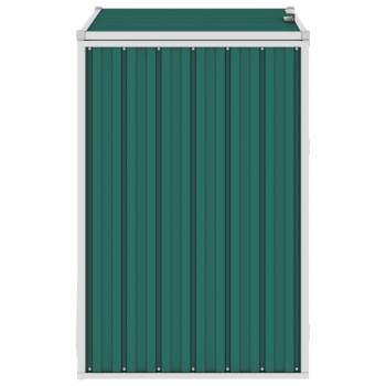  Mülltonnenbox Grün 72 x 81 x 121 cm Stahl