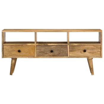  TV-Schrank 110×36×50 cm Massivholz Mango