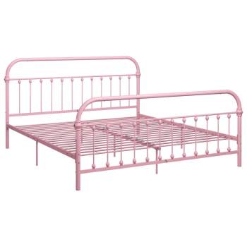 Preview:  Bettgestell Rosa Metall 180x200 cm