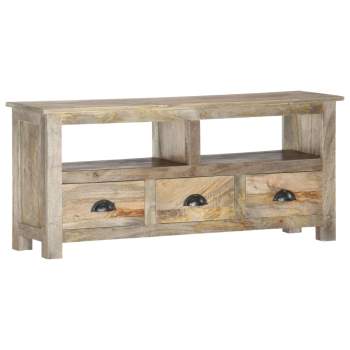  TV-Schrank 110x30x50 cm Massivholz Mango