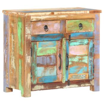  Sideboard 70×35×65 cm Recyceltes Massivholz