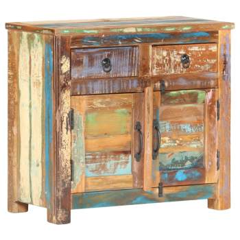  Sideboard 70×35×65 cm Recyceltes Massivholz