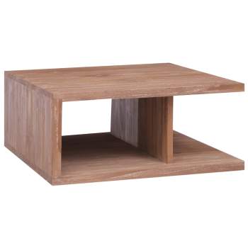  Couchtisch 70 x 70 x 30 cm Massivholz Teak 