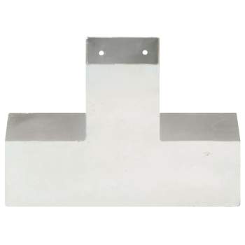  Pfostenverbinder 4 Stk. X-Form Metall 91 x 91 mm