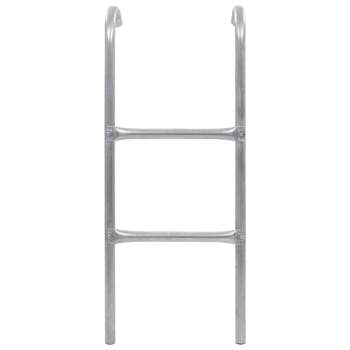 Preview:  2-stufige Trampolinleiter Stahl Silbern 72 cm