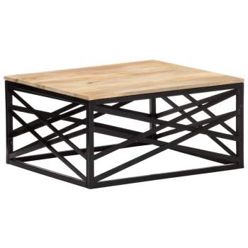  Couchtisch 68 x 68 x 35 cm Massivholz Mango