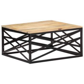  Couchtisch 68 x 68 x 35 cm Massivholz Mango