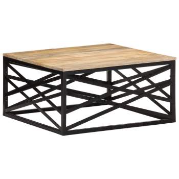  Couchtisch 68 x 68 x 35 cm Massivholz Mango