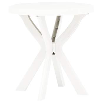 Bistrotisch Weiß Ø70 cm Kunststoff