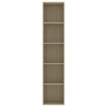  Bücherregal Sonoma-Eiche 40x30x189 cm Holzwerkstoff