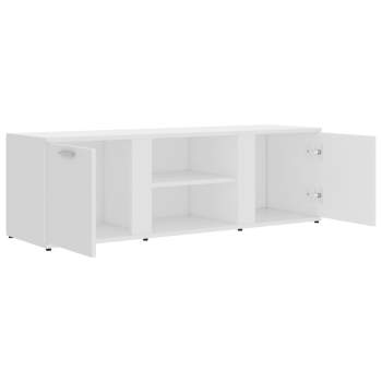  TV-Schrank Weiß 120x34x37 cm Holzwerkstoff