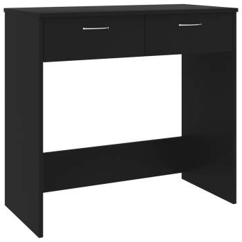  Schreibtisch Schwarz 80x40x75 cm Holzwerkstoff