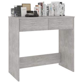  Schreibtisch Betongrau 80x40x75 cm Holzwerkstoff