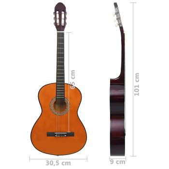  Klassikgitarre für Anfänger 4/4 39" Lindenholz