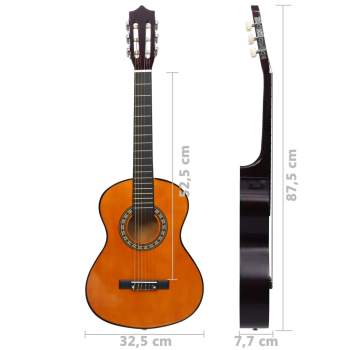 Klassikgitarre für Anfänger und Kinder 1/2 34" Lindenholz