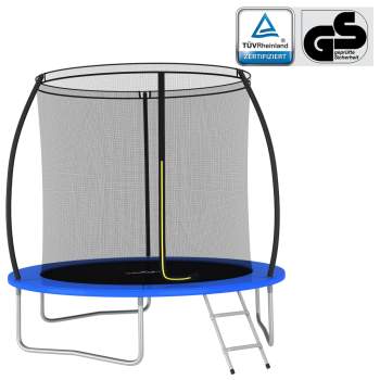  Trampolin-Set Rund 244×55 cm 100 kg