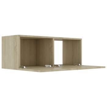  TV-Schrank Sonoma-Eiche 80x30x30 cm Holzwerkstoff