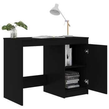 Schreibtisch Schwarz 100x50x76 cm Holzwerkstoff