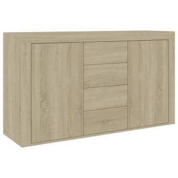  Sideboard Sonoma-Eiche 120x36x69 cm Holzwerkstoff
