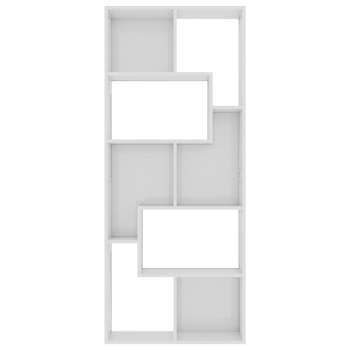  Bücherregal Hochglanz-Weiß 67x24x161 cm Holzwerkstoff