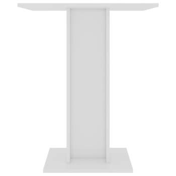  Bistrotisch Hochglanz-Weiß 60x60x75 cm Holzwerkstoff