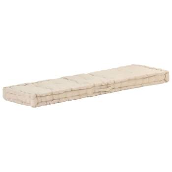 Preview:  Palettenauflagen 2 Stk. Baumwolle Beige